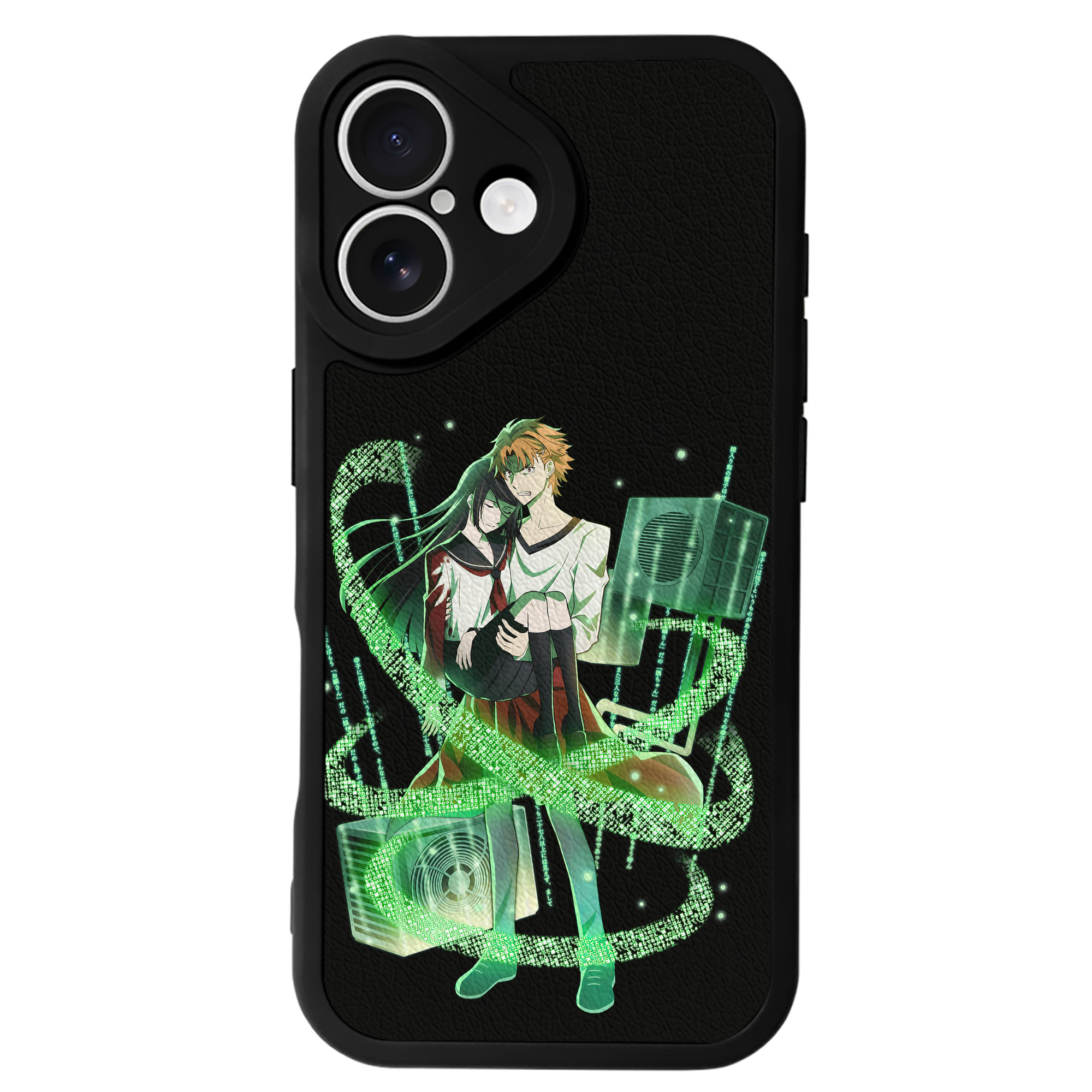 （画像用） 文豪ストレイドッグス Bungo Stray Dogs 【iPhone 16シリーズ対応】シリコンスマホケース（レザー調） 材質：シリコン